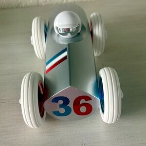 Classic Racing Car Toy Set - Red, Silver, Blue